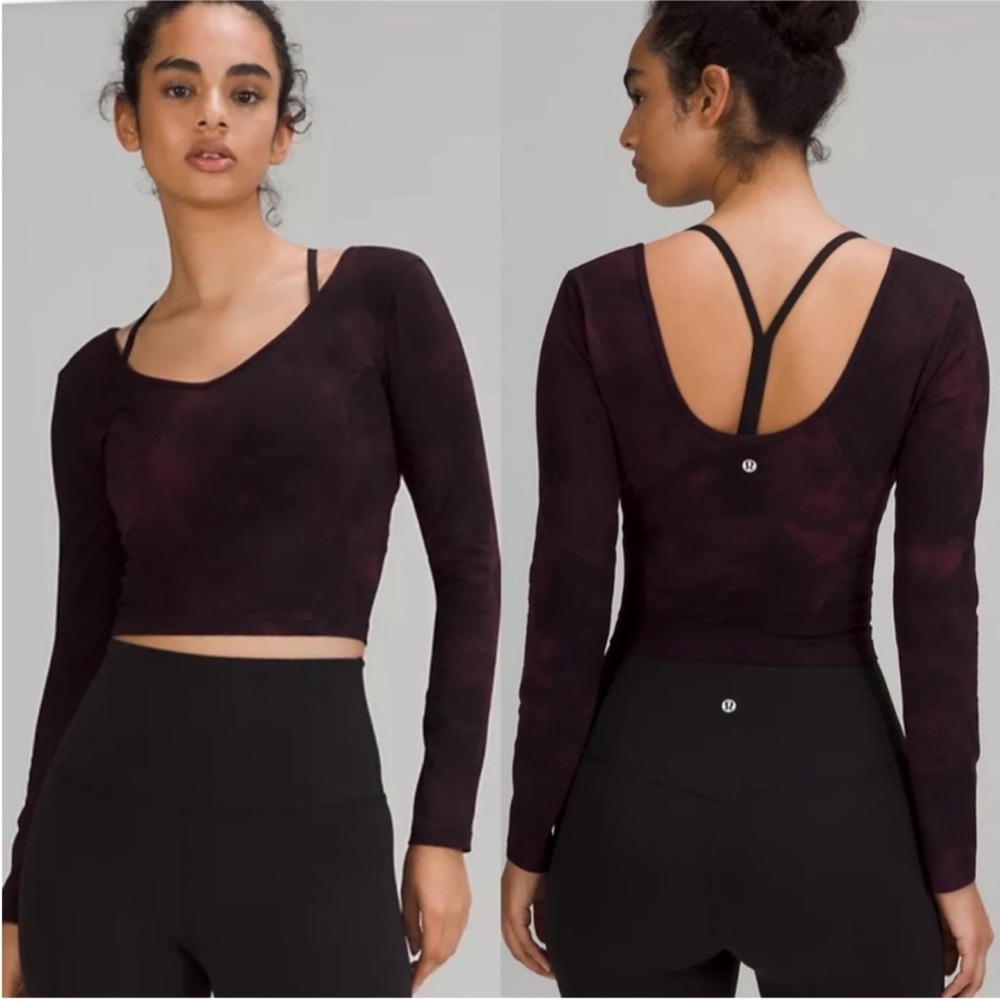 Lululemon Diamond Dye Workout Bundle - Includes the legging and long sleeve!